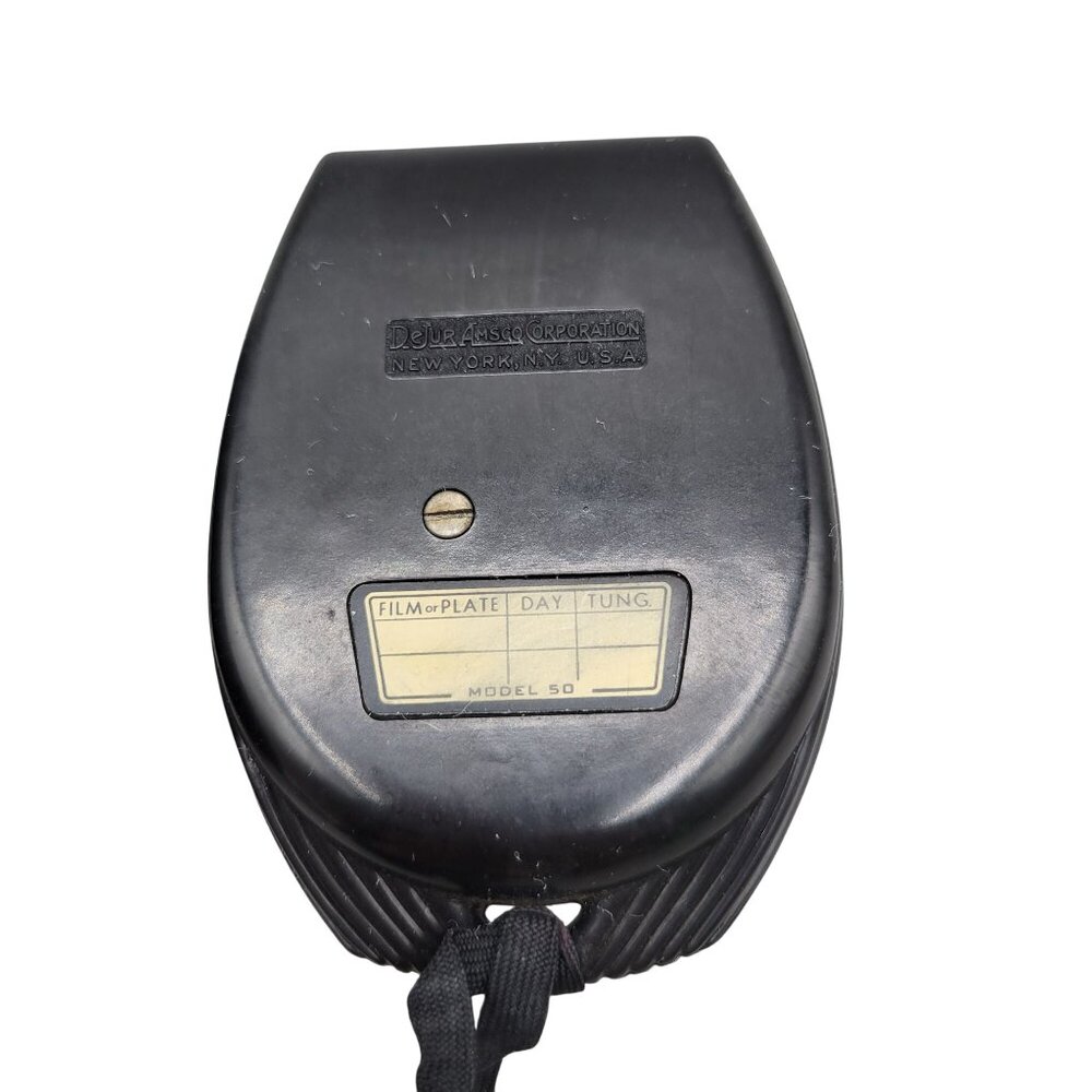Vintage DeJur Model 50 Exposure Meter Original Leather Case and Strap - Picture 5 of 11